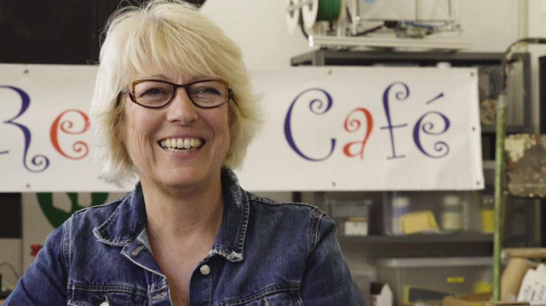 Sylvie, présidente du Y-Repair Café
